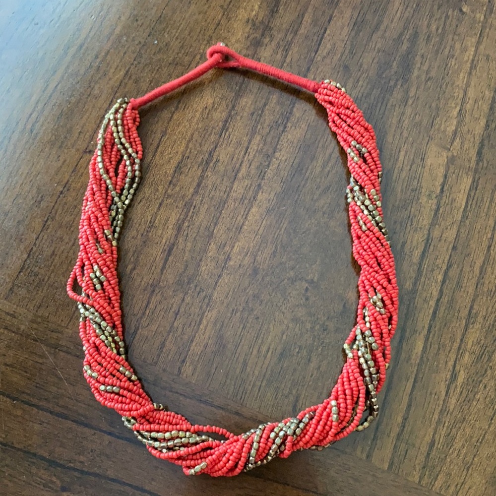Seed Bead Statement Necklace